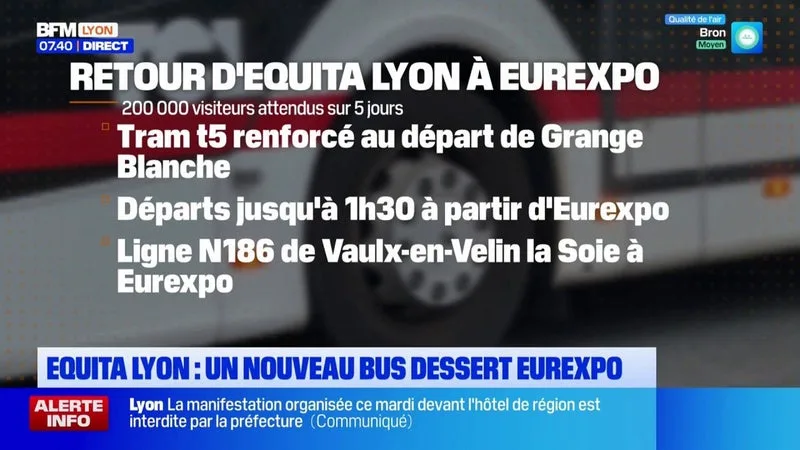 EQUITA LYON : LE RÉSEAU TCL S’ADAPTE