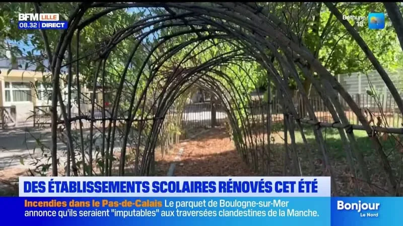 LA PÉRIODE ESTIVALE EST L’OCCASION DE RÉNOVATION DANS LES ÉTABLISSEMENTS SCOLAIRES.