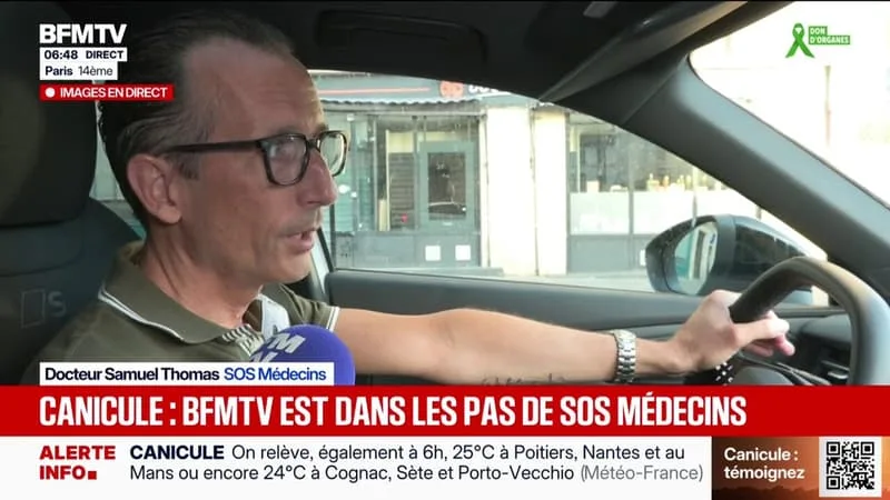 « BEAUCOUP PLUS D’APPELS QU’HABITUELLEMENT »: LE QUOTIDIEN DE SOS MÉDECINS LORS DES PÉRIODES DE CANICULE