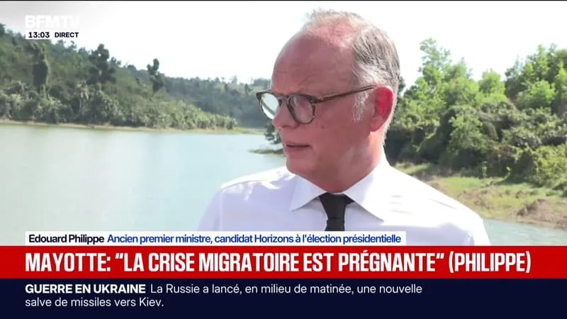 IMMIGRATION: « LA CRISE MIGRATOIRE EST PRÉGNANTE ICI À MAYOTTE », ASSURE ÉDOUARD PHILIPPE