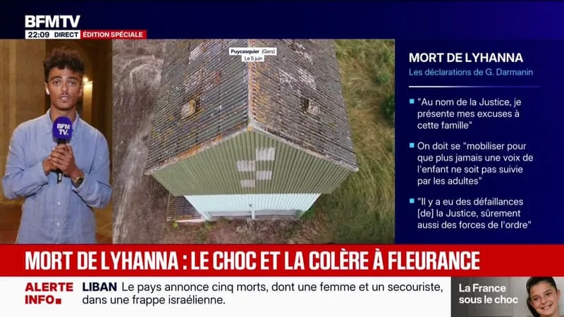 LE CHOC ET LA COLÈRE À FLEURANCE APRÈS LA DÉCOUVERTE DU CORPS DE LYHANNA, 11 ANS