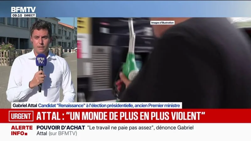 GABRIEL ATTAL APPELLE LES DISTRIBUTEURS À « PLAFONNER LES PRIX » DES CARBURANTS