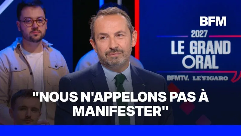 COLÈRE SOCIALE: « NOUS N’APPELONS PAS À MANIFESTER », DÉCLARE SÉBASTIEN CHENU (RN)