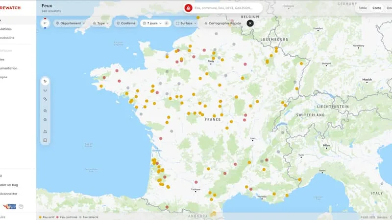ELLE EST ENFIN « OPÉRATIONNELLE »: QU’EST-CE QUE FIREWATCH, LA PLATEFORME DE DÉTECTION DES FEUX DE FORÊT?