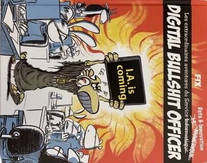 FIX MET EN BANDE DESSINÉE LES TRAVERS DE L’INTELLIGENCE ARTIFICIELLE AU TRAVAIL