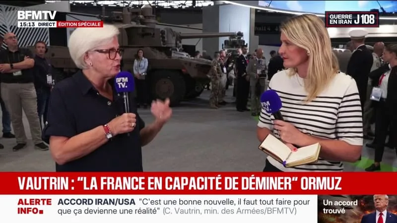 GUERRE AU MOYEN-ORIENT: « IL FALLAIT D’ABORD QU’IL Y AIT UN CESSEZ-LE-FEU OU UN ACCORD DE PAIX POUR POUVOIR INTERVENIR », ASSURE CATHERINE VAUTRIN