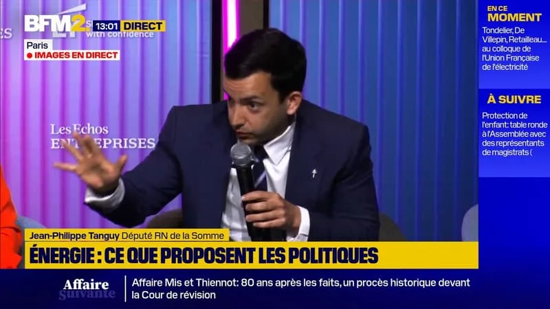 ÉNERGIE: LA FRANCE « N’A PAS BESOIN DE PHOTOVOLTAÏQUE », ASSURE JEAN-PHILIPPE TANGUY (RN)