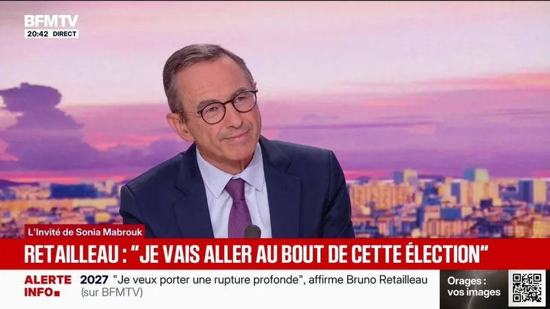 BRUNO RETAILLEAU, CANDIDAT LR À L’ÉLECTION PRÉSIDENTIELLE, ASSURE QU’IL N’EST « PAS » SOLUBLE DANS LE MACRONISME