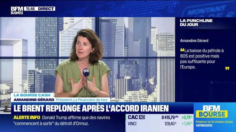 LA BOURSE CASH : « LA BAISSE DU PÉTROLE À 80$ EST POSITIVE MAIS PAS SUFFISANTE POUR L’EUROPE » – 15/06