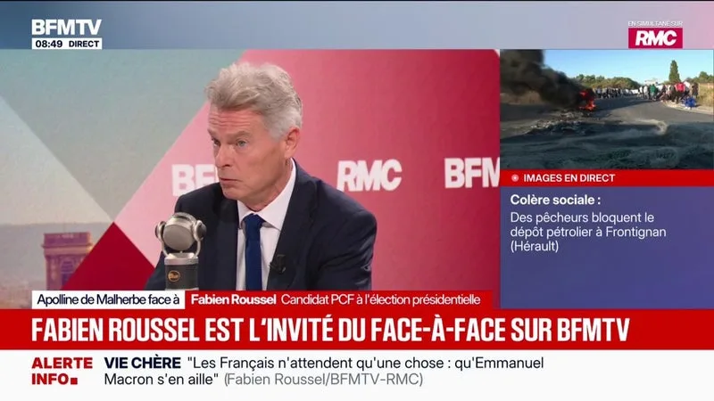 PRÉSIDENTIELLE: « NOUS AVONS UN VRAI PROJET DE SOCIÉTÉ QUI FAIT QUE NOUS IRONS LE DÉFENDRE AUPRÈS DE NOS CONCITOYENS JUSQU’AU PREMIER TOUR », AFFIRME FABIEN ROUSSEL, CANDIDAT PCF À LA PRÉSIDENTIELLE