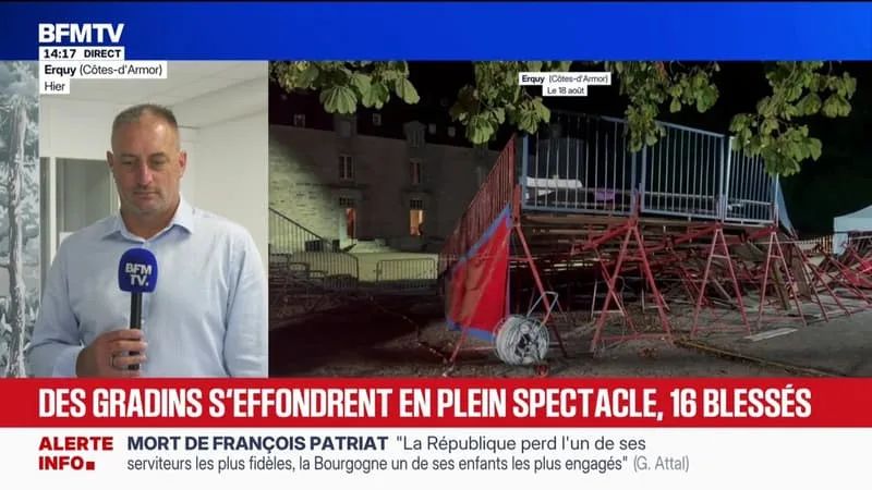 BRETAGNE: UN GRADIN S’EFFONDRE AVANT UN SPECTACLE DANS UN CHÂTEAU,16 PERSONNES BLESSÉES