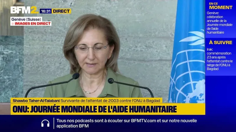 23 ANS APRÈS L’ATTENTAT CONTRE L’ONU À BADGAD, UNE SURVIVANTE TÉMOIGNE