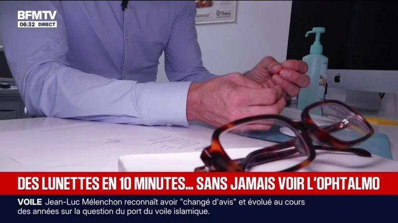 L’ENQUÊTE DE LA MATINALE – DES LUNETTES EN 10 MINUTES SANS JAMAIS VOIR L’OPHTALMOLOGUE