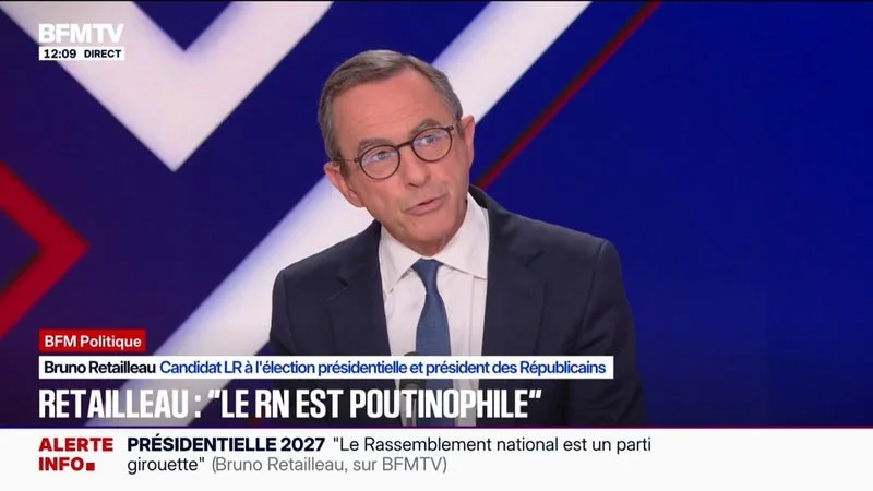 PRÉSIDENTIELLE: « MARINE LE PEN NE L’EMPORTERA PAS, ELLE ÉCHOUERA », AFFIRME BRUNO RETAILLEAU, CANDIDAT « LES RÉPUBLICAINS » À L’ÉLECTION PRÉSIDENTIELLE