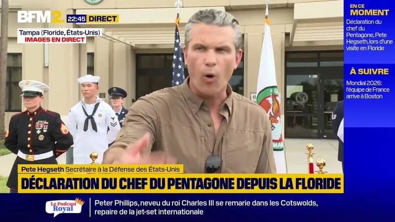 IRAN/USA: « SI NOUS DEVONS NÉGOCIER AVEC DES BOMBES, NOUS NÉGOCIERONS AVEC DES BOMBES », DÉCLARE PETE HEGSETH