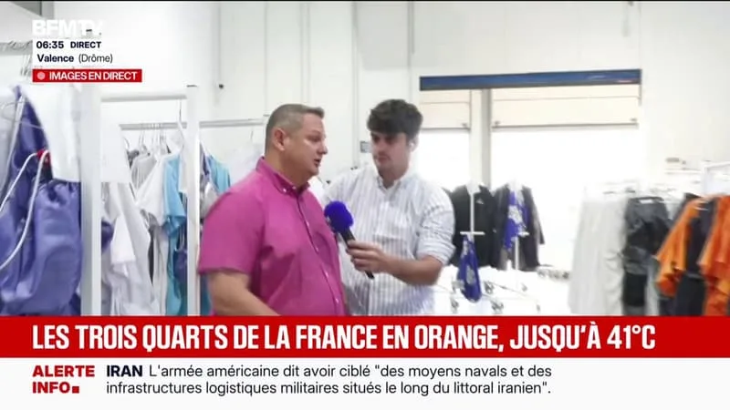 CANICULE: CETTE ENTREPRISE DE LA DRÔME MET À DISPOSITION DES VESTES RÉFRIGÉRANTES POUR SES EMPLOYÉS