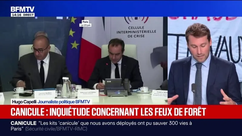 HÔPITAUX, AGRICULTURE… LE GOUVERNEMENT DE SÉBASTIEN LECORNU FAIT LE BILAN DE LA CANICULE À 18H