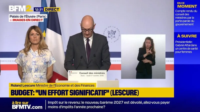 « C’EST UN BUDGET NÉGOCIABLE »: ROLAND LESCURE APPELLE DÉPUTÉS ET SÉNATEURS À ÊTRE « RESPONSABLES » DANS LES DÉBATS SUR LE BUDGET