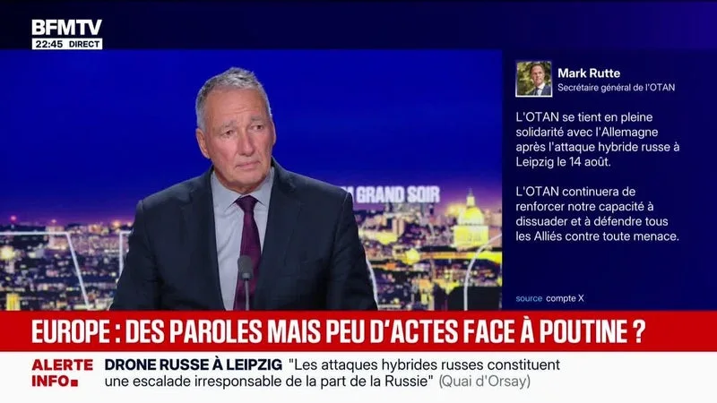 EUROPE : DES PAROLES, MAIS PEU D’ACTES FACE À POUTINE ? – 02/09