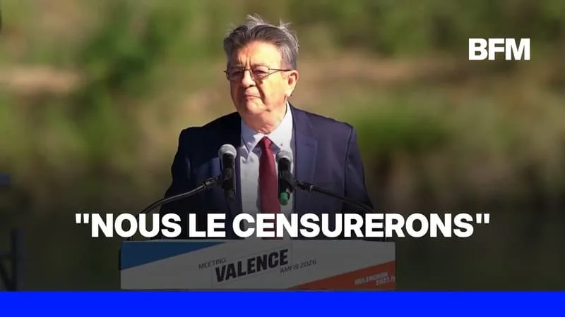 JEAN-LUC MÉLENCHON PROMET DE CENSURER LE BUDGET 2027 QUE PRÉPARE SÉBASTIEN LECORNU