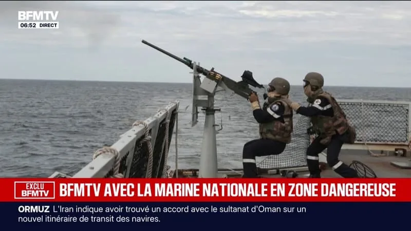EXCLU: BFMTV AVEC LA MARINE NATIONALE EN MER BALTIQUE