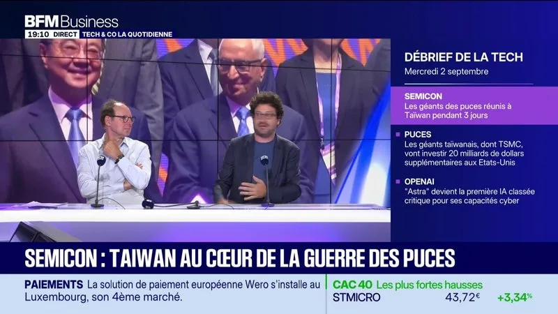 SEMICON : TAIWAN AU CŒUR DE LA GUERRE DES PUCES – 02/09