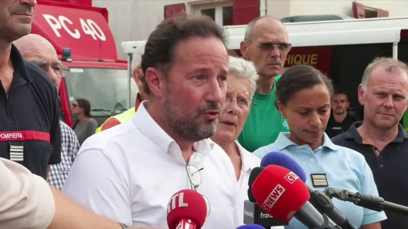 DANS LES LANDES, LE FEU QUI A PARCOURU 1.600 HECTARES NE PROGRESSE PLUS, MAIS « N’EST PAS EN VOIE D’ÊTRE FIXÉ »
