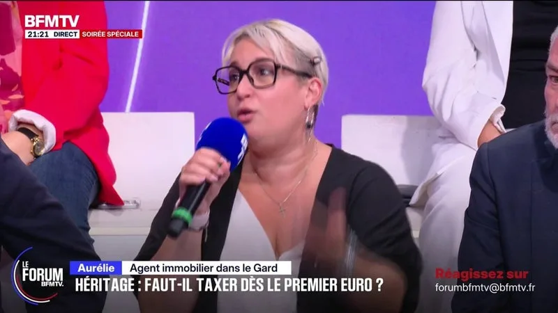 FORUM BFMTV – TAXES SUR LES HÉRITAGES: AURÉLIE, AGENT IMMOBILIER DANS LE GARD, PARLE D’UNE « INJUSTICE »