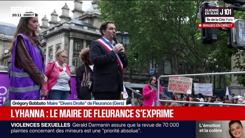 RASSEMBLEMENTS POUR LYHANNA: “J’APPELLE LES RESPONSABLES POLITIQUES À FAIRE LEUR TRAVAIL ET À LE FAIRE BIEN”, DÉCLARE GRÉGORY BOBBATO, MAIRE “DIVERS DROITE” DE FLEURANCE