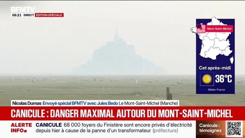 « LES REMPARTS C’ÉTAIT UNE FOURNAISE »: COMMENT LE MONT SAINT-MICHEL S’ADAPTE À LA CANICULE?