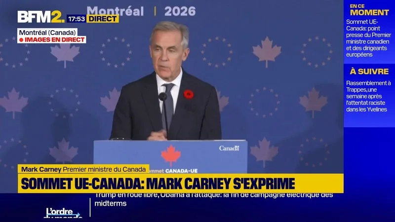 ALLIANCE UE-CANADA: « NOUS COMMENÇONS À PEINE » DÉCLARE LE PREMIER MINISTRE CANADIEN, MARK CARNEY