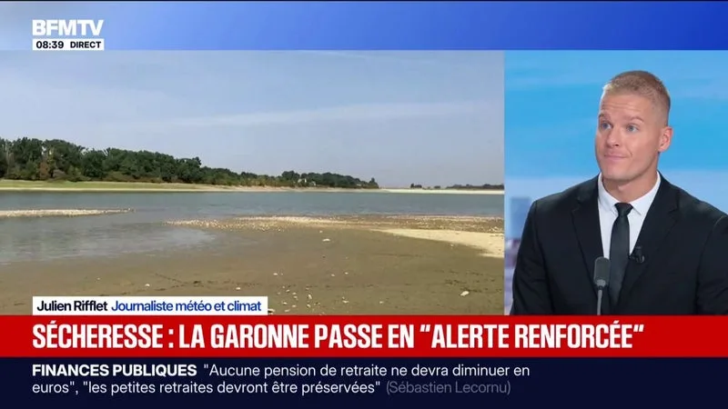 SÉCHERESSE: LA GARONNE PASSE EN « ALERTE RENFORCÉE »