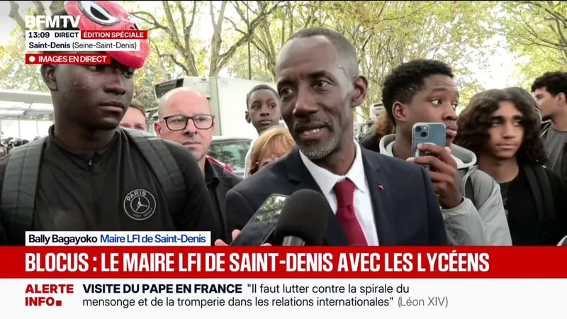BLOCUS DES LYCÉES: « LEURS REVENDICATIONS SONT LÉGITIMES », JUGE BALLY BAGAYOKO, MAIRE LFI DE SAINT-DENIS