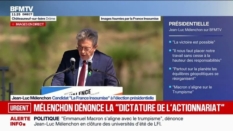 « L’EMPOISONNEMENT ÉCOLOGIQUE EST LE RÉSULTAT DE DÉCISIONS POLITIQUES », DÉCLARE JEAN-LUC MÉLENCHON, CANDIDAT LFI À LA PRÉSIDENTIELLE