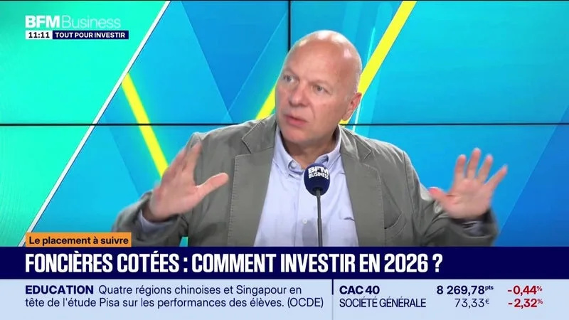 LE PLACEMENT À SUIVRE : GUILLAUME POITRINAL – FONCIÈRES COTÉES, COMMENT INVESTIR EN 2026 ? – 08/09