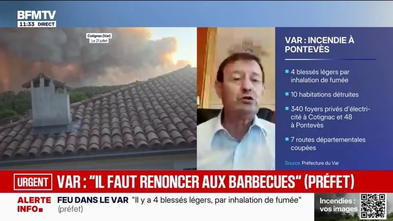 INCENDIES: « L’OBJECTIF EST D’ÊTRE PRÉSENT DÈS QUE ÇA DÉMARRE », AFFIRME LE PRÉFET DU VAUCLUSE