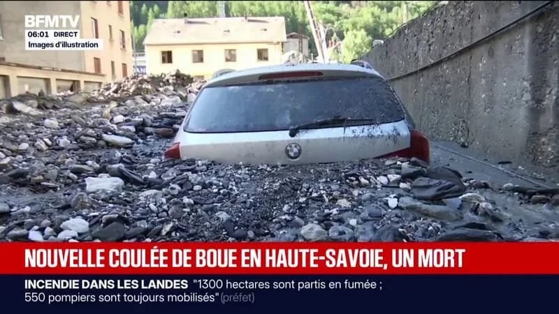 HAUTE-SAVOIE: CE QUE L’ON SAIT DE LA COULÉE DE BOUE QUI A FAIT UN MORT