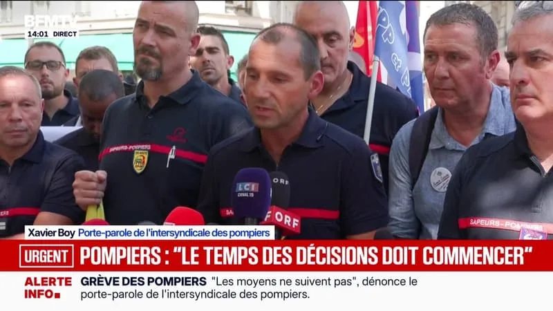 LE PROJET DE LOI SÉCURITÉ CIVILE DEVRAIT ARRIVER « DÉBUT SEPTEMBRE », ASSURE LE PORTE-PAROLE DE L’INTERSYNDICALE DES POMPIERS APRÈS LA RENCONTRE AVEC LAURENT NUÑEZ