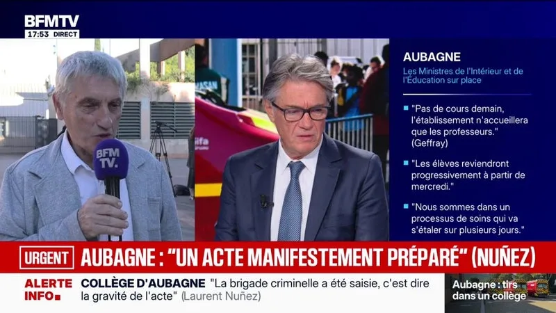 TIRS À AUBAGNE: « ENVIRON 60 PERSONNES ONT ÉTÉ PRISES EN CHARGE PAR LA CELLULE PSYCHOLOGIQUE », INDIQUE LE MAIRE DE LA COMMUNE