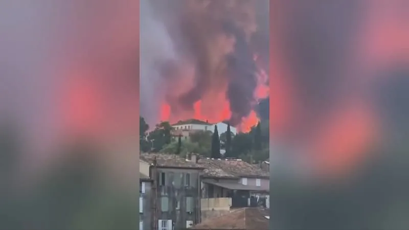 « C’EST ALLÉ TRÈS TRÈS VITE »: LA DÉSOLATION DES HABITANTS SINISTRÉS DE L’INCENDIE DANS LE VAR