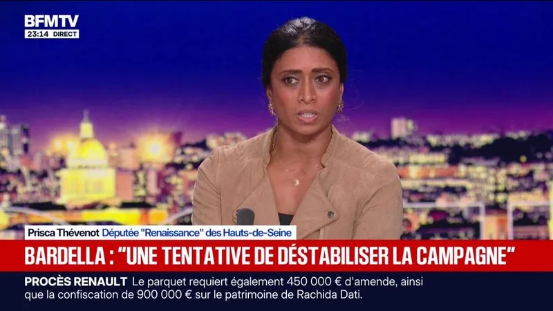 ÉCRITS ANTISÉMITES ATTRIBUÉS À JORDAN BARDELLA: « CELA M’INQUIÈTE CAR NOUS SOMMES EN FRANCE ET CELA RÉVEILLE UNE HISTOIRE COLLECTIVE QUI SE RAPPELLE À NOUS », ASSURE PRISCA THEVENOT, DÉPUTÉE « RENAISSANCE »