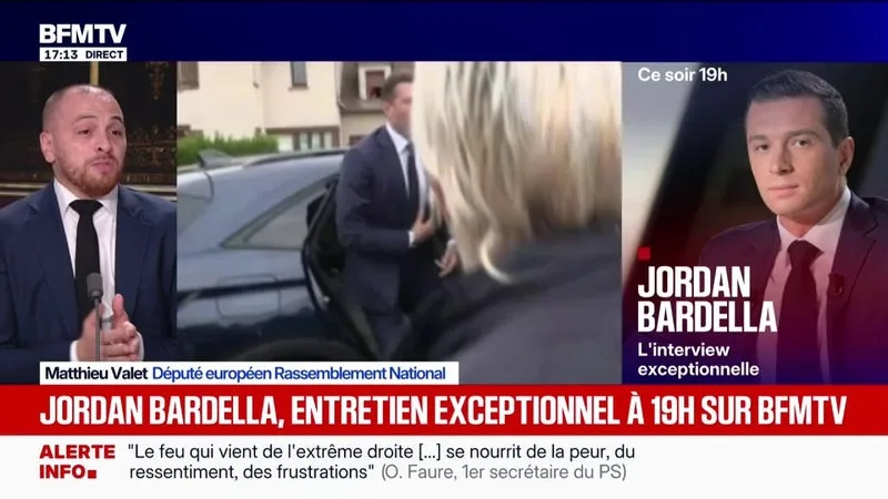 PRÉSIDENTIELLE 2027: « ON A UN BINÔME, L’UNE POSTULE À L’ÉLYSÉE ET L’AUTRE POSTULE À MATIGNON « , DÉCLARE MATTHIEU VALET, DÉPUTÉ EUROPÉEN RN