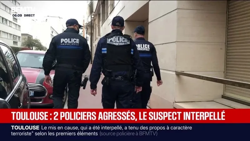 TOULOUSE: DEUX POLICIERS AGRESSÉS À L’ARME BLANCHE, LE SUSPECT INTERPELLÉ