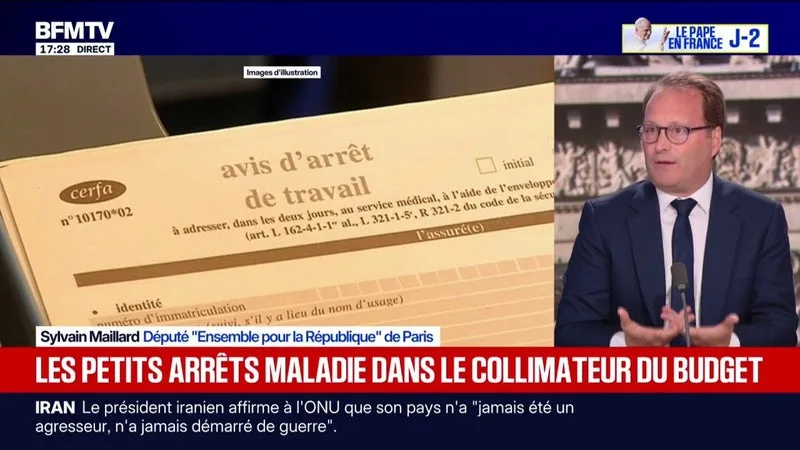 « ON A UN ACCROISSEMENT INCROYABLE DES ARRÊTS MALADIE », ASSURE SYLVAIN MAILLARD, DÉPUTÉ ENSEMBLE POUR LA RÉPUBLIQUE