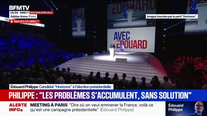 CETTE CAMPAGNE « COMMENCE DANS UN PAYS INQUIET, EN COLÈRE, FATIGUÉ DE VOIR LES PROBLÈMES S’ACCUMULER SANS QUE LES SOLUTIONS NE SUIVENT », LANCE ÉDOUARD PHILIPPE