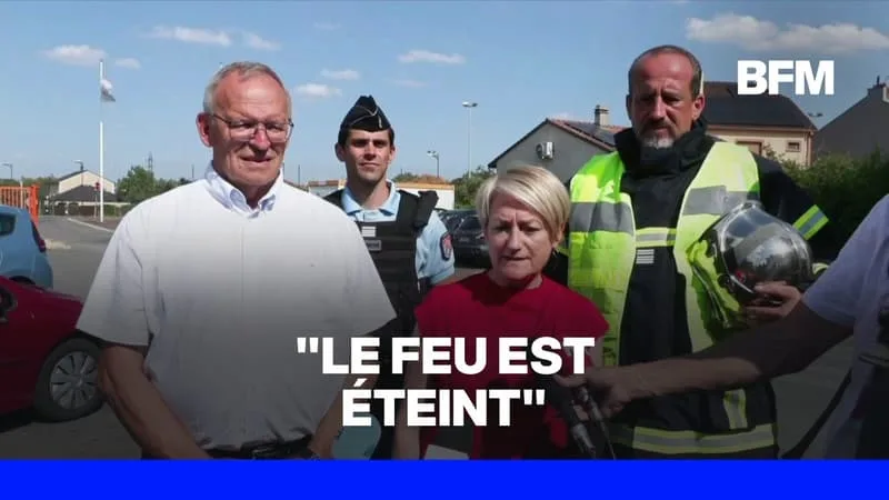 INCENDIE D’UN SITE SEVESO EN MOSELLE: « LE CONFINEMENT EST LEVÉ » POUR LES 30.000 PERSONNES CONCERNÉES
