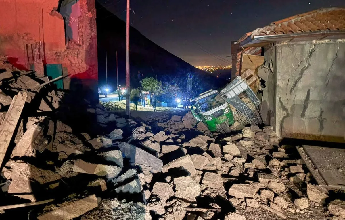PÉROU : CINQ MORTS DANS UN TREMBLEMENT DE TERRE DE MAGNITUDE 5,1