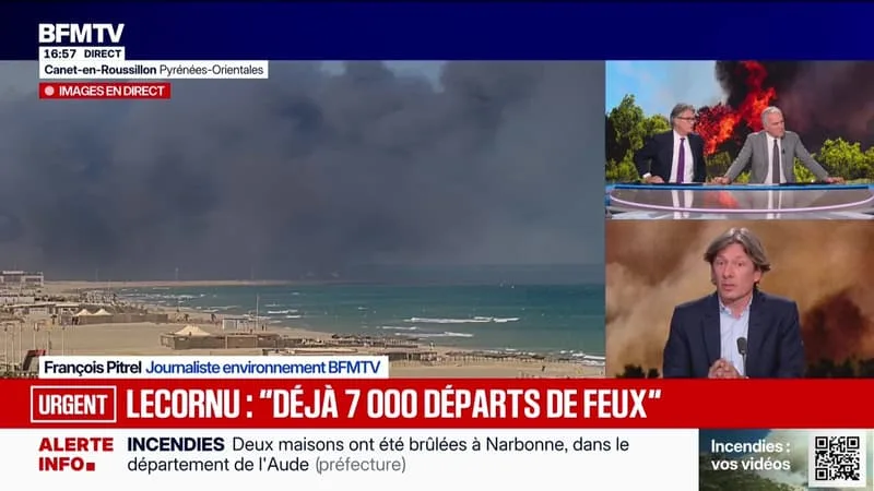 MARSCHALL TRUCHOT : SÉBASTIEN LECORNU, « DÉJÀ 7 000 DÉPARTS DE FEUX » – 02/07