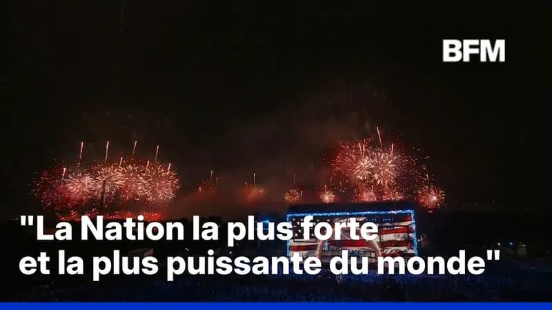 FEUX D’ARTIFICE, DÉFILÉ MILITAIRE… LES IMAGES FORTES DES CÉLÉBRATIONS DES 250 ANS DES ÉTATS-UNIS