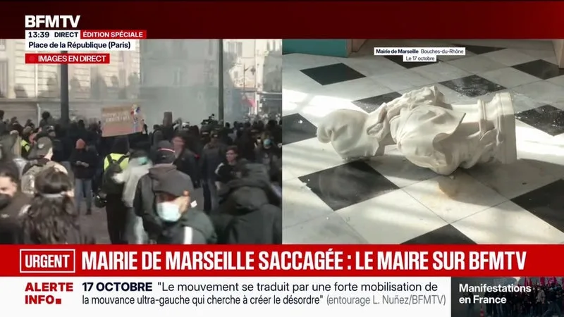 « ILS PROFITENT DE REVENDICATIONS POUR S’INTRODUIRE, POUR CASSER, POUR DÉGRADER »: LE MAIRE DE MARSEILLE, BENOÎT PAYAN RÉAGIT APRÈS L’INTRUSION DE MANIFESTANTS DANS L’HÔTEL DE VILLE DE MARSEILLE